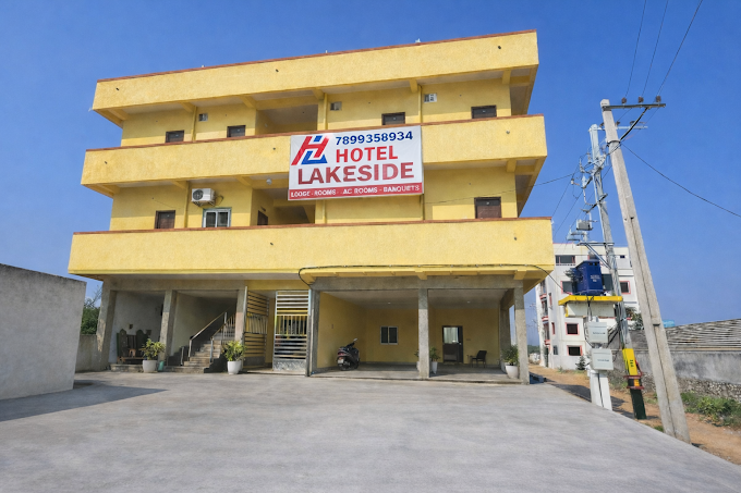 Hotel Lakeside building in Cherlapally Hyderabad near railway station